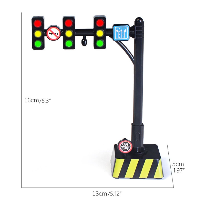 Mary Kids Traffic Light ToyTraffic Signal Light Model Mainan Mainan Edukasi Awal Playset