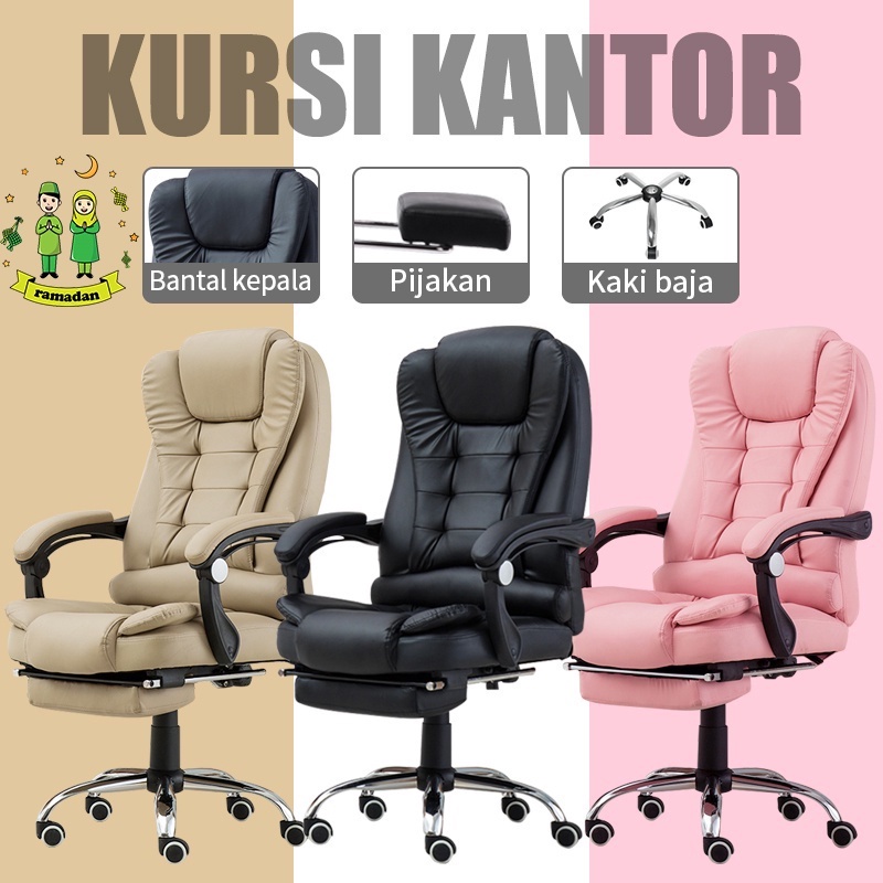 Kursi kantor/kursi belajar/kursi komputer/kursi kantor direktur/kursi murah/kursi putar/kursi gamer/kursi gaming(Terima Grosiran)