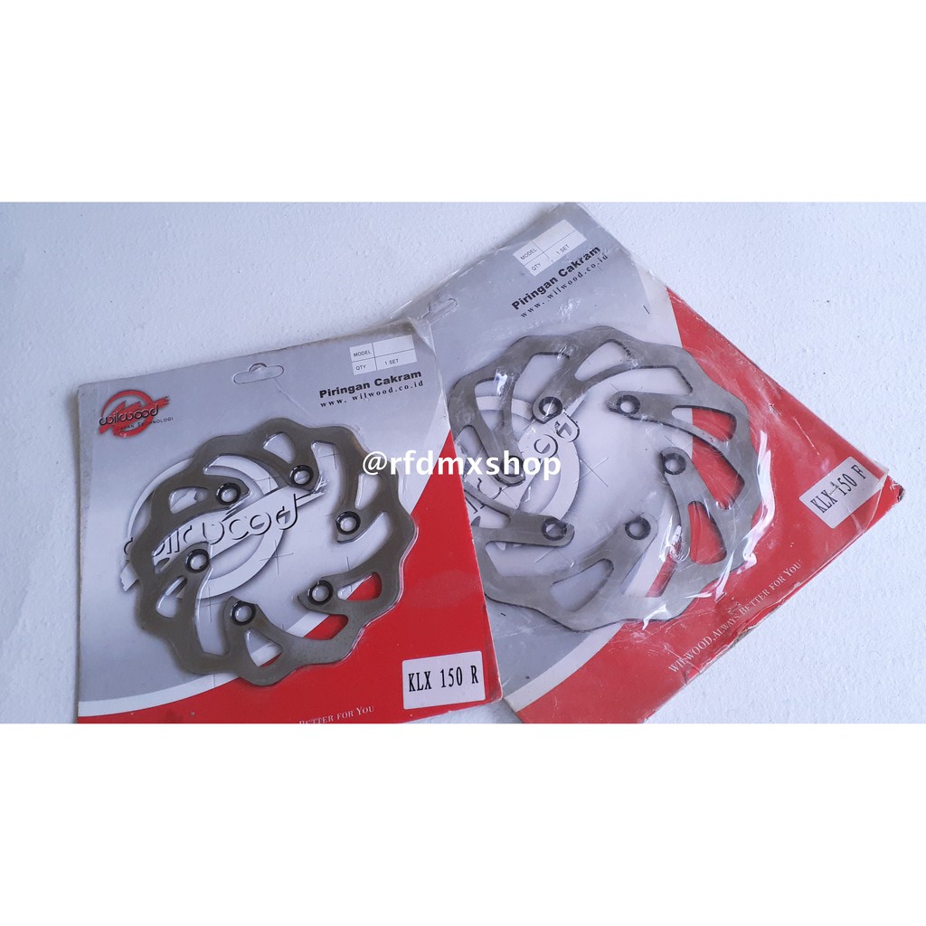 Cakram Depan KLX 150 Lebar Piringan Disc Cakram Depan Besar KLX 150 Dtracker 150 Merk Willwood