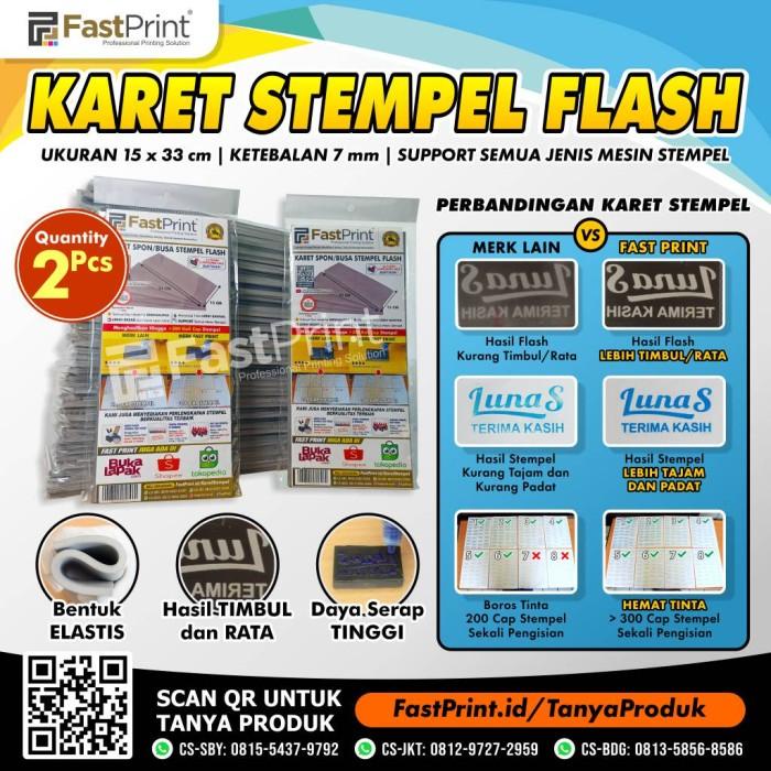 

Karet Spon Busa Stempel Flash Warna Isi 5 Pcs