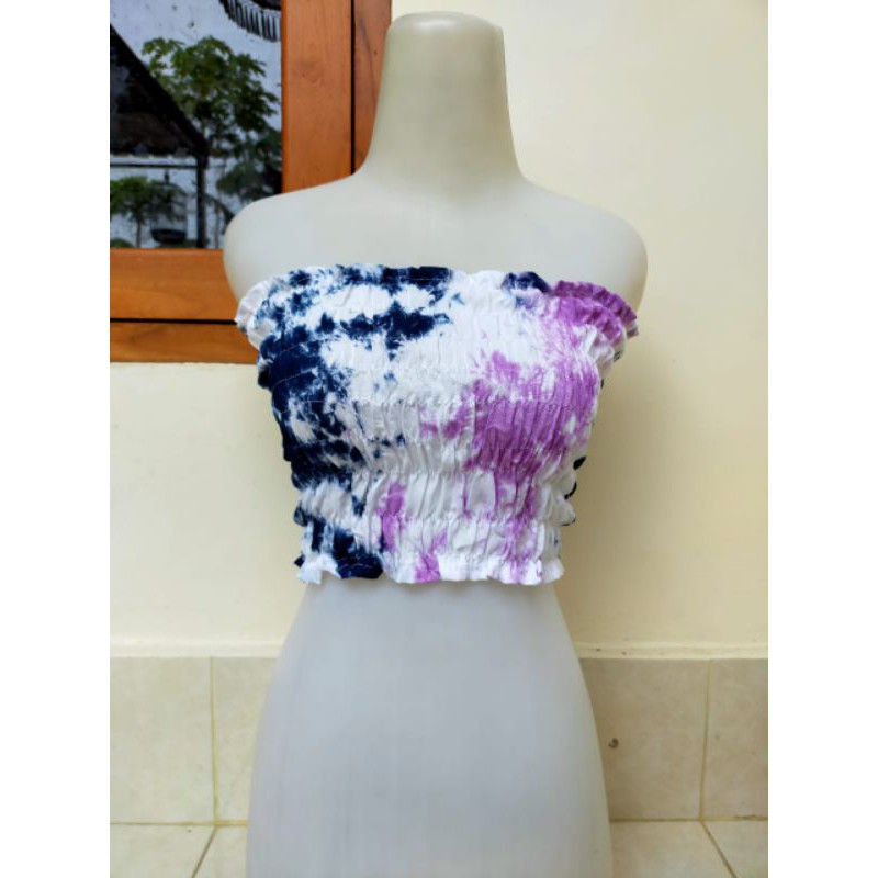 Kemben wanita motif tiedye della