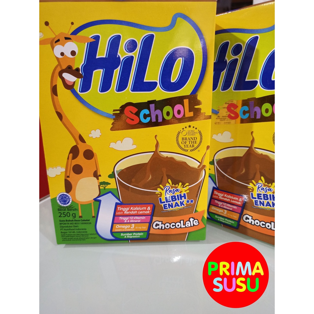 Hilo School 250 Gr, Cokelat, Madu, Vanila