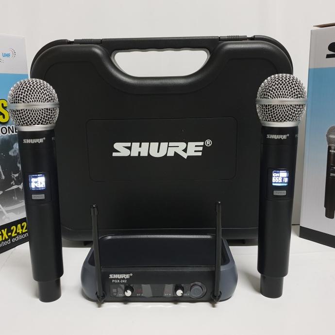 MIC SHURE PGX 242/PGX 242 WIRELESS MICROPHONE