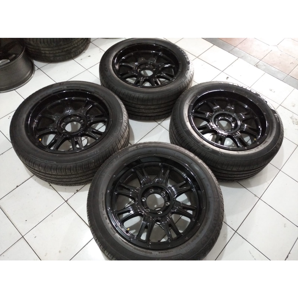 Velg Bekas Untuk Fortuner Pajero Model Racing Ring 20 Plus Ban