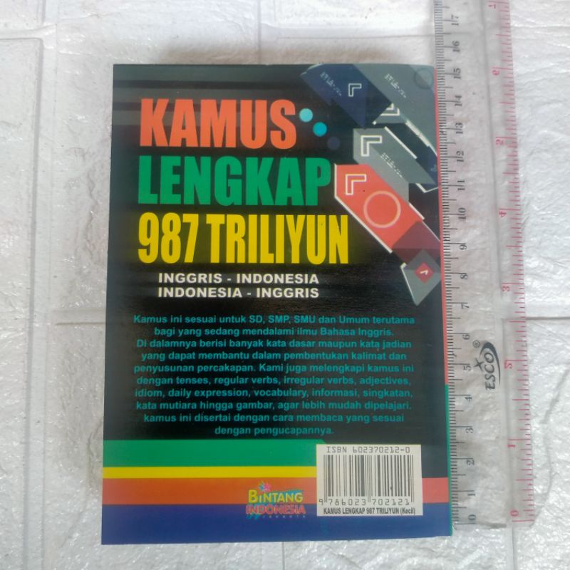 

KAMUS LENGKAP 10X14CM INGGRIS-INDONESIA KAMUS UMUM GROSIR