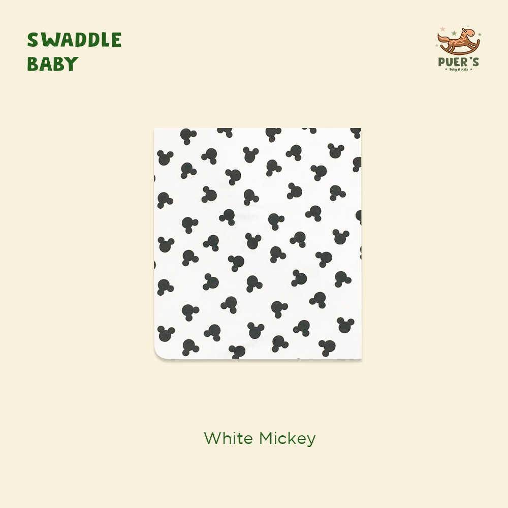 BEDONG BAYI (SWADDLE BABY) PUER'S WHITE MICKEY