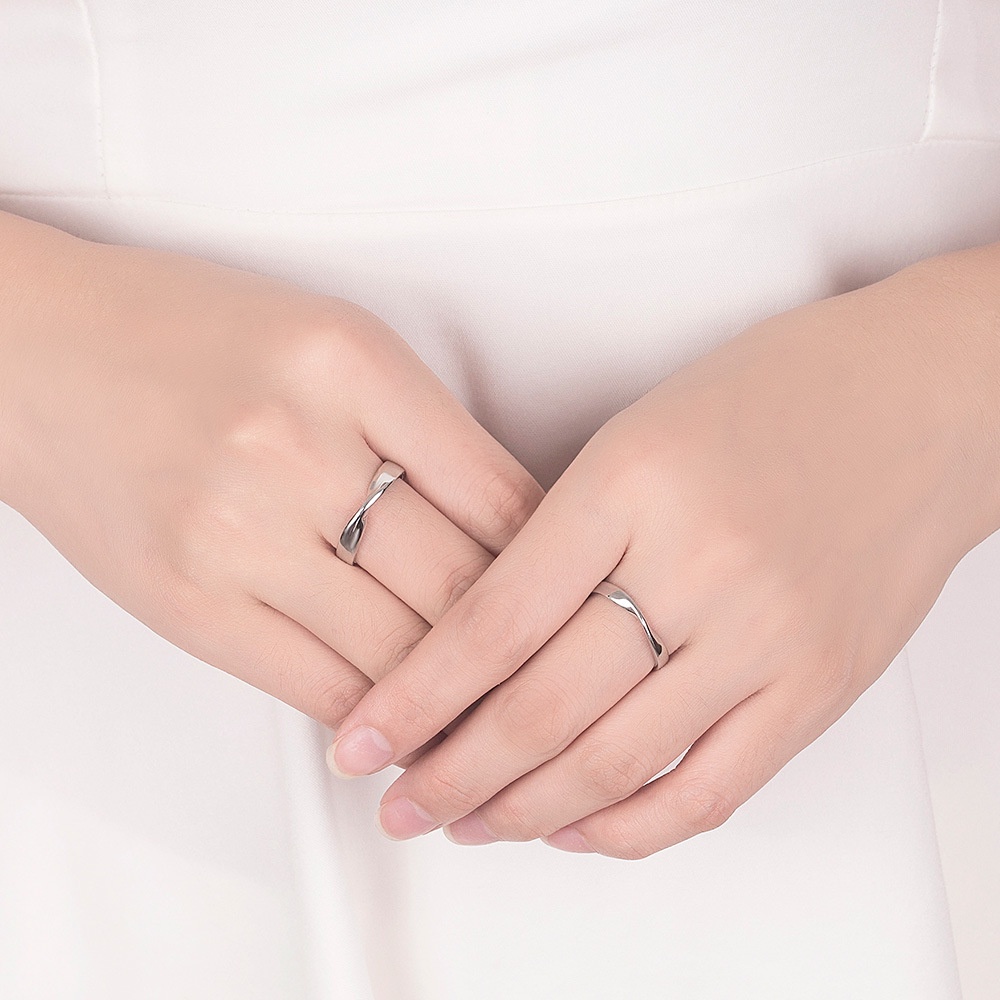 925 perak untuk wanita/pasangan yang bisa disesuaikan Kesederhanaan Perhiasan Fashion