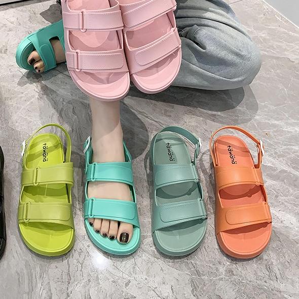 ➳ Sandal Wanita Tawana Double Strap Casual Sandal Gunung Jelly ←