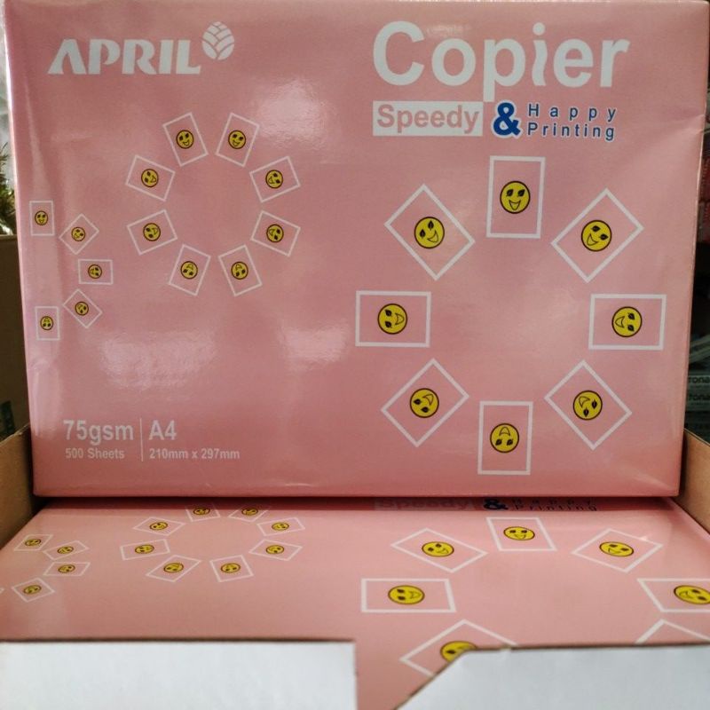 

bib Kertas A4 75 Gram April Copier Smiley Speedy