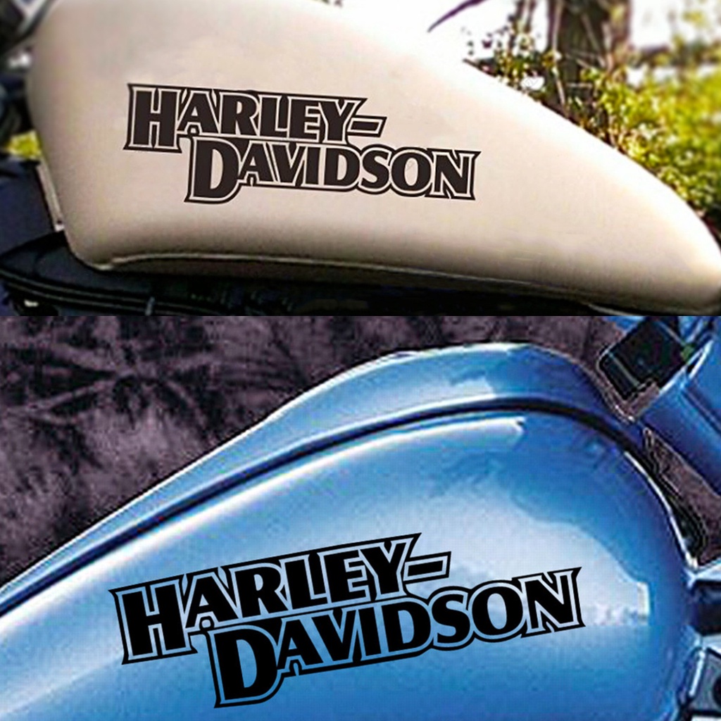 Stiker Reflektif Bahan Kulit Nilon Untuk Gantungan Kunci Motor Harley Dyna Street Bob Rider XL 883