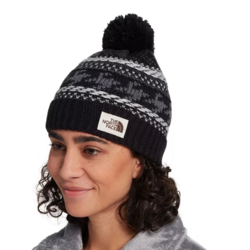 The North Face Fair Isle Beanie Kupluk TNF Black