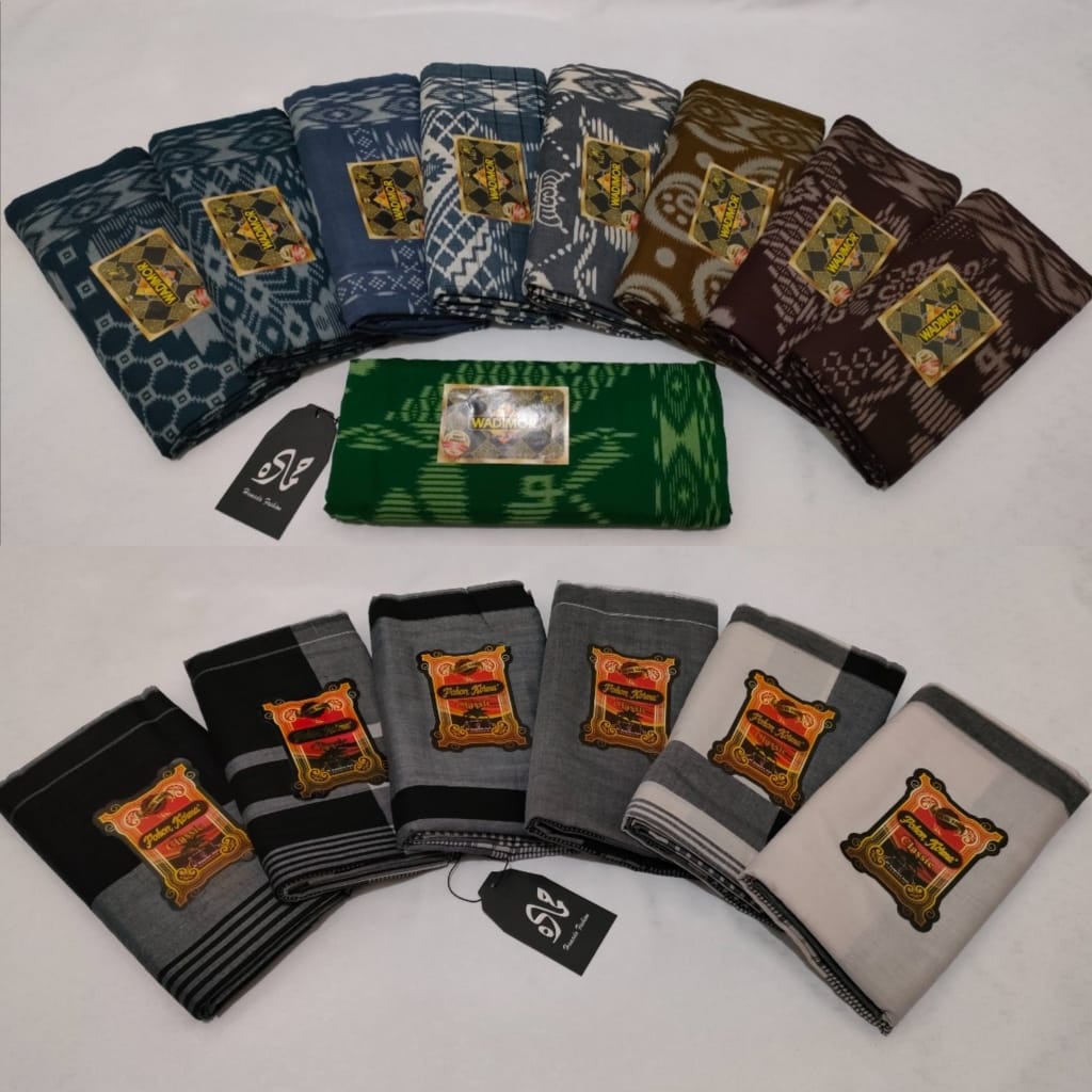 Sarung Wadimor BALI Kain Sarung Pria Tenun Premium Dewasa Sholat Pria HAMADA FASHION