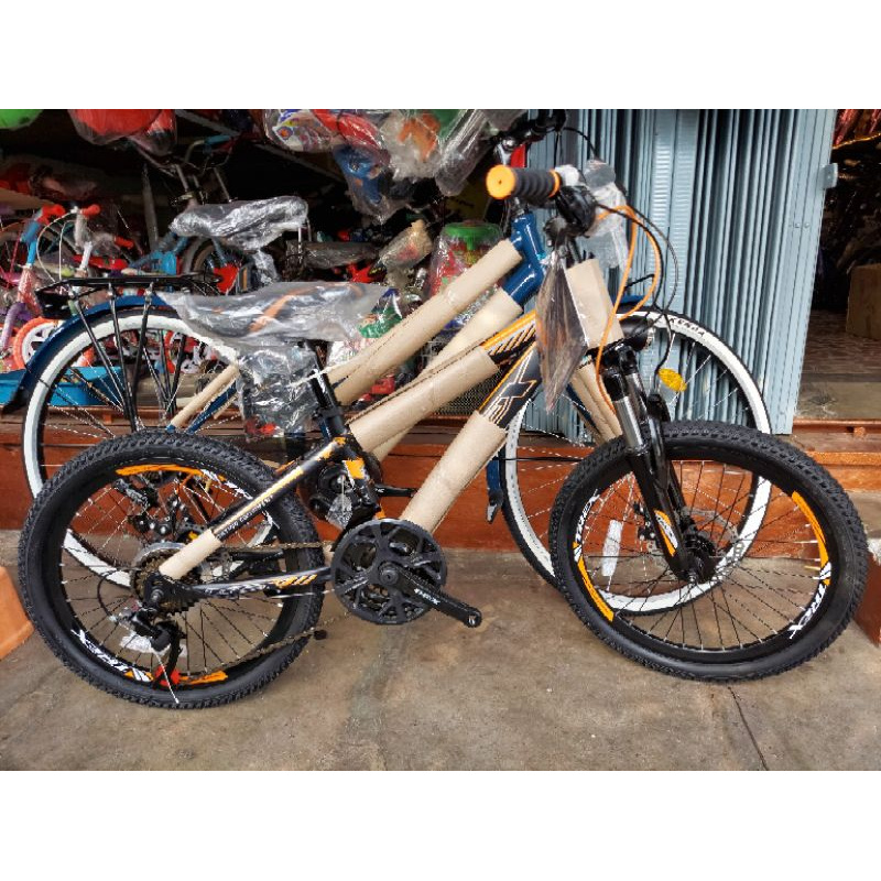 Trex sepeda bmx discbrake belakang 7 speed 3 depan anak remaja dewasa mtb gunung ring 20 SNI