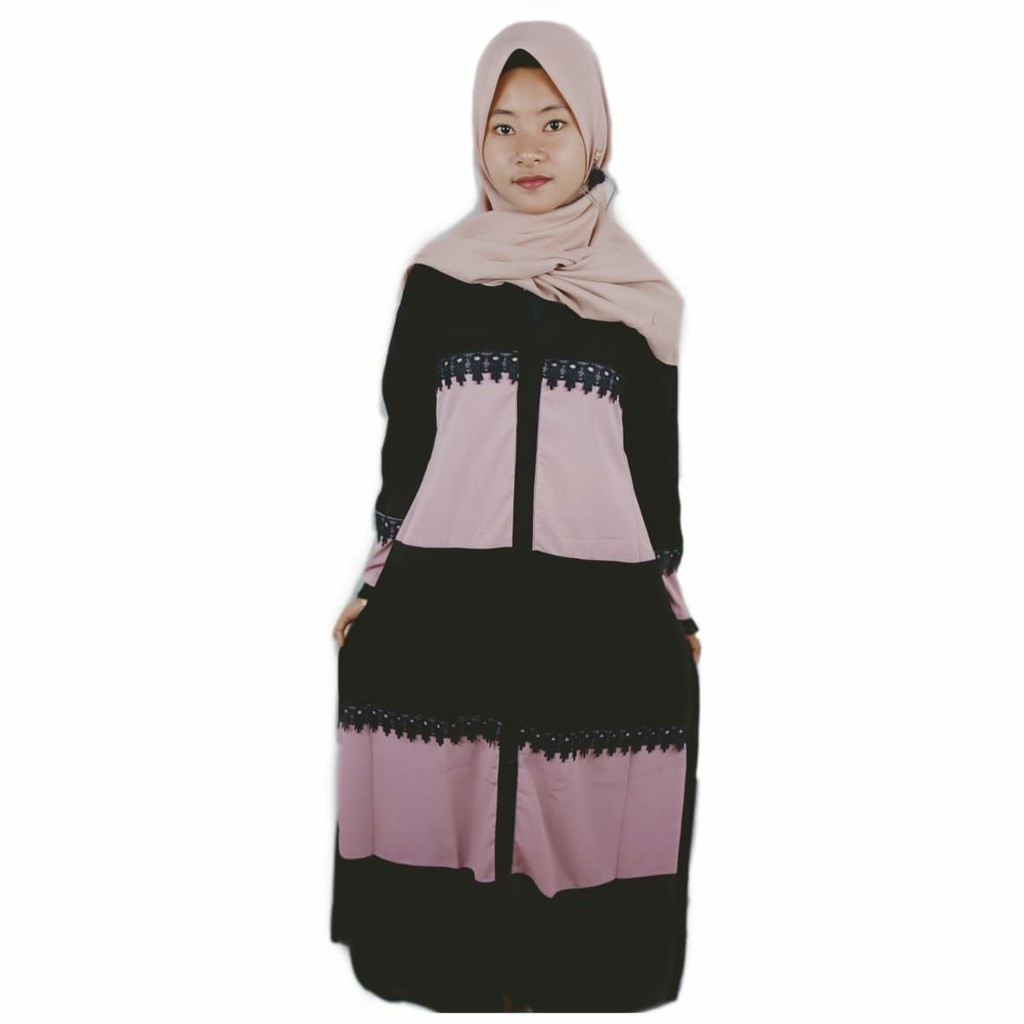  Baju  Muslim Abaya  Bordir  Gamis Maxi Dress Arab Saudi 