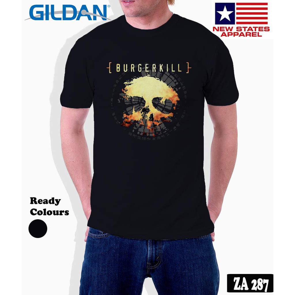kaos burgerkill-kaos musik burgerkill original gildan softstyle