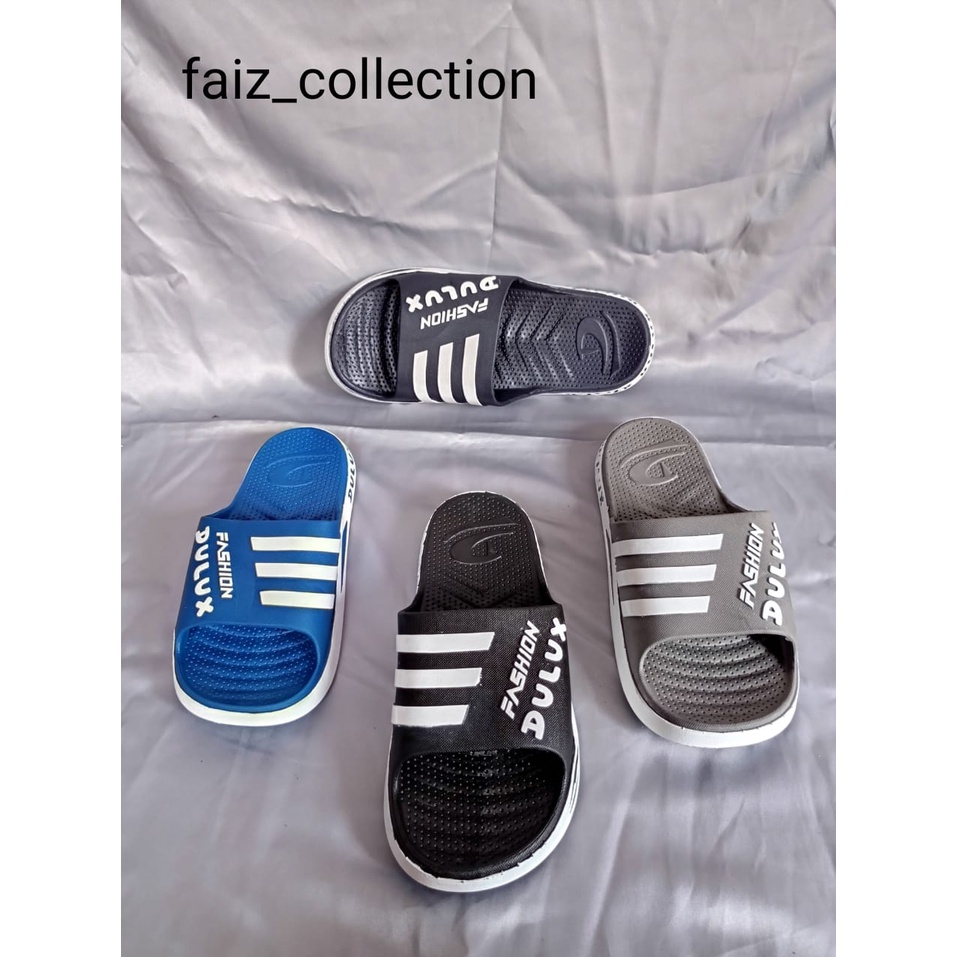 Dulux 076 B Sandal Selop Pria Fashion , Bahan Karet