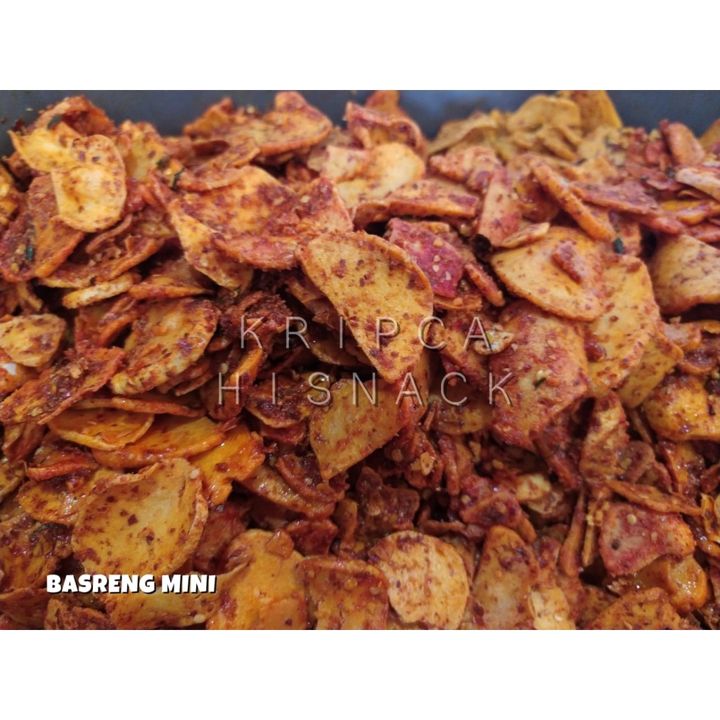 BASRENG MINI CIKRUH PEDAS DAUN JERUK MURAH  250gr-1