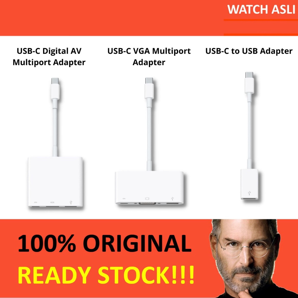 iBOX APPLEE USB-C to USB / Digital AV / VGA Multiport Adapter ORIGINAL