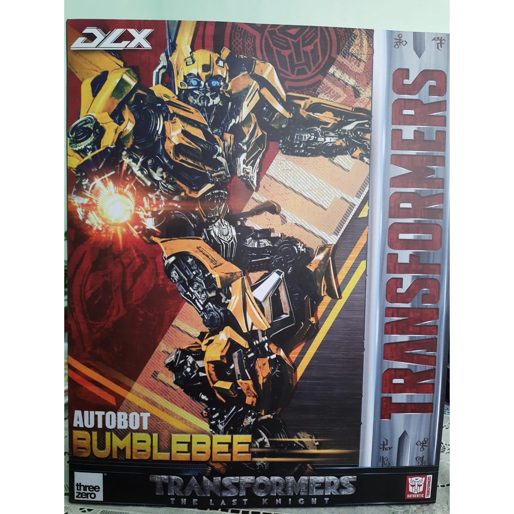 action figure transformers threezero dlx bumblebee the last knight