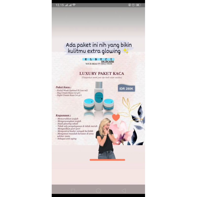 elbyci glowing paket kaca