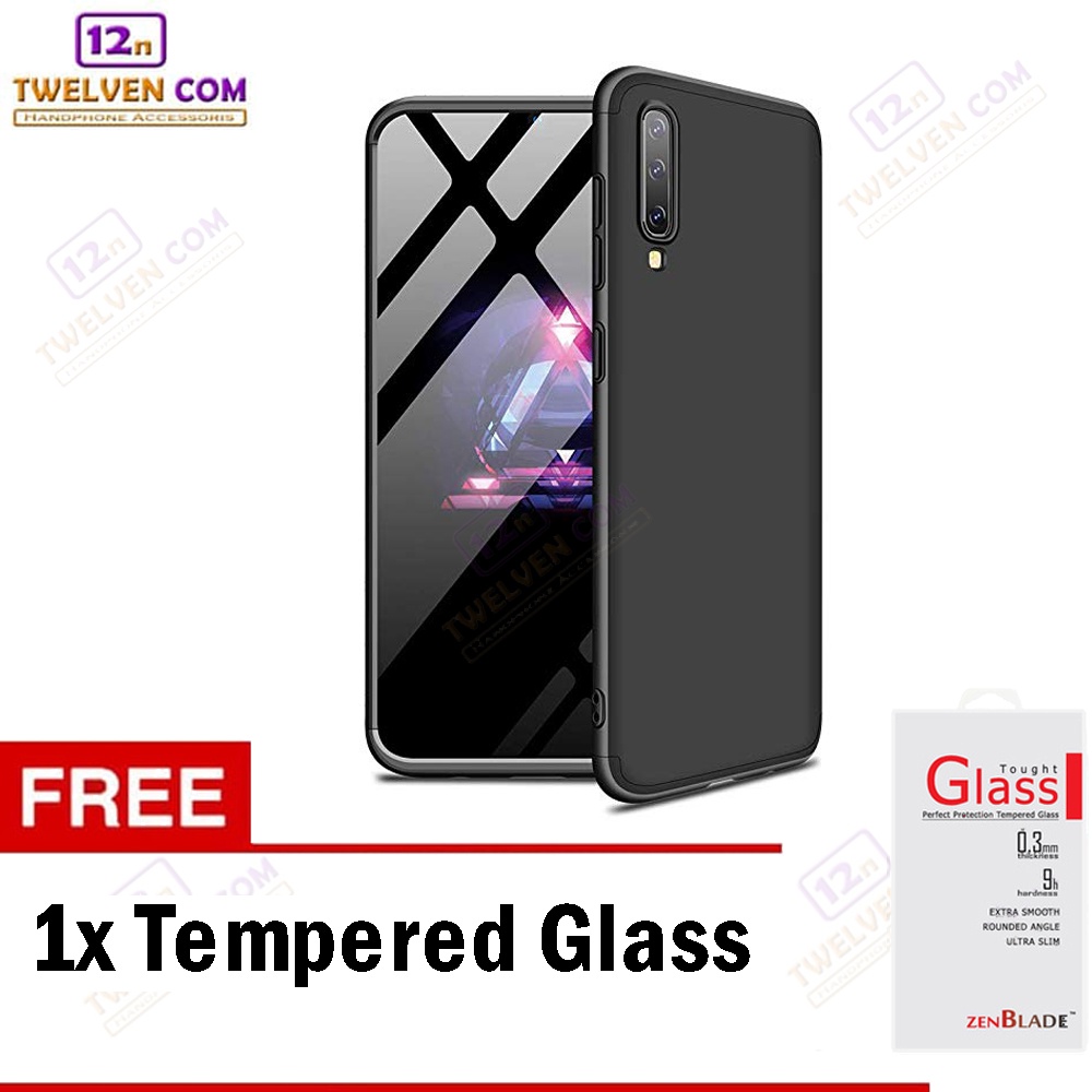 [FLASH SALE] Case Slim Matte Softcase Samsung A50 - Free Tempered Glass
