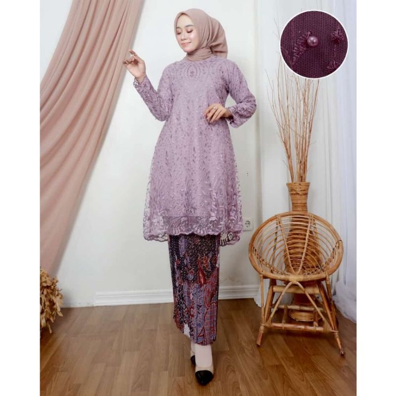 Set kebaya ayumi terbaruu freee maskerr//kebaya tunik terbaru//tunik pesta hajatan