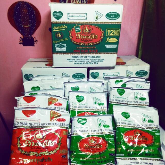 

Teh Hijau Thailand / green tea 100% original