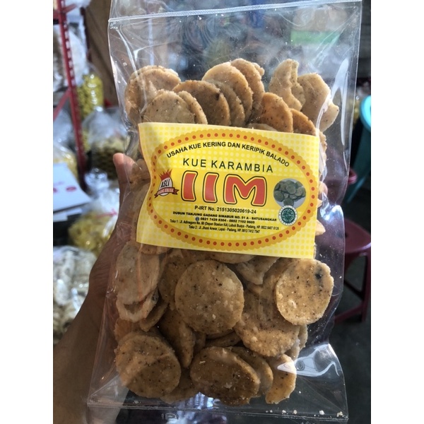 

KUE KARAMBIA - Berat 250g - IMM Simabur - Usaha Kue Kering Dan keripik Balado- Dakak-Dakak Simabur DIJAMIN LANGSUNG DARI PAPRIK!!