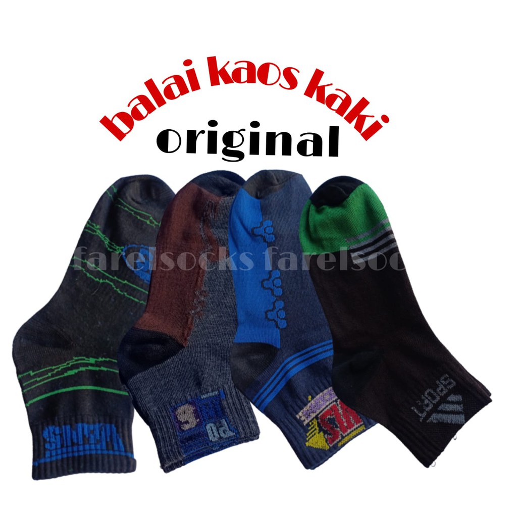 KAOS KAKI SPORT MOTIF KAOS KAKI MATA KAKI BLOK KAOS KAKI OLAHRAGA pria wanita no kemas