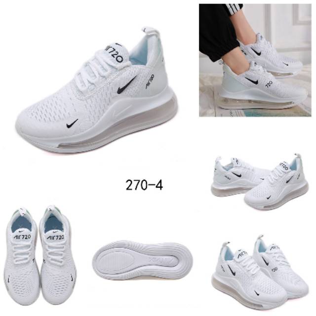 NIKE AIR270 LADY WHITE SNEAKERS #WL270-4