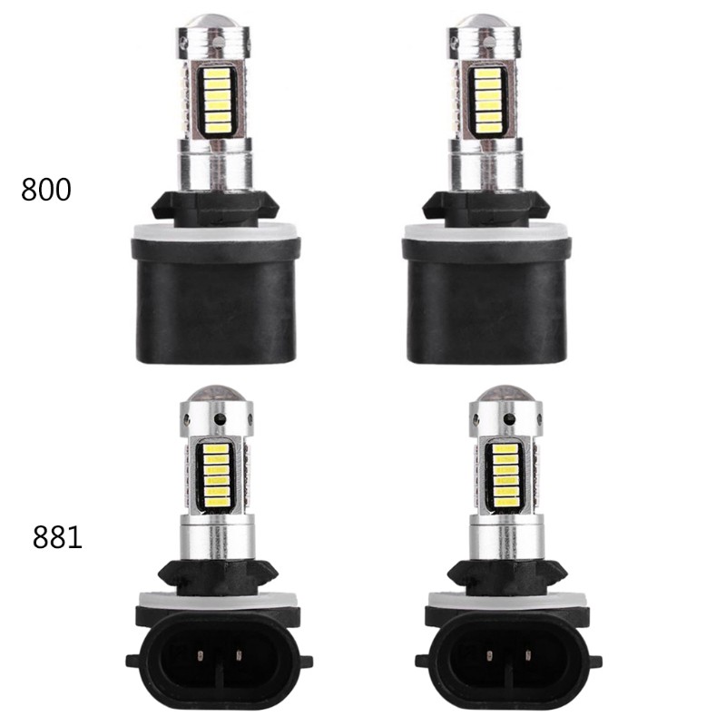 Cre 1 Pasang Lampu Kabut Led 881 / 880 H27 6500k Super Terang Untuk Mobil