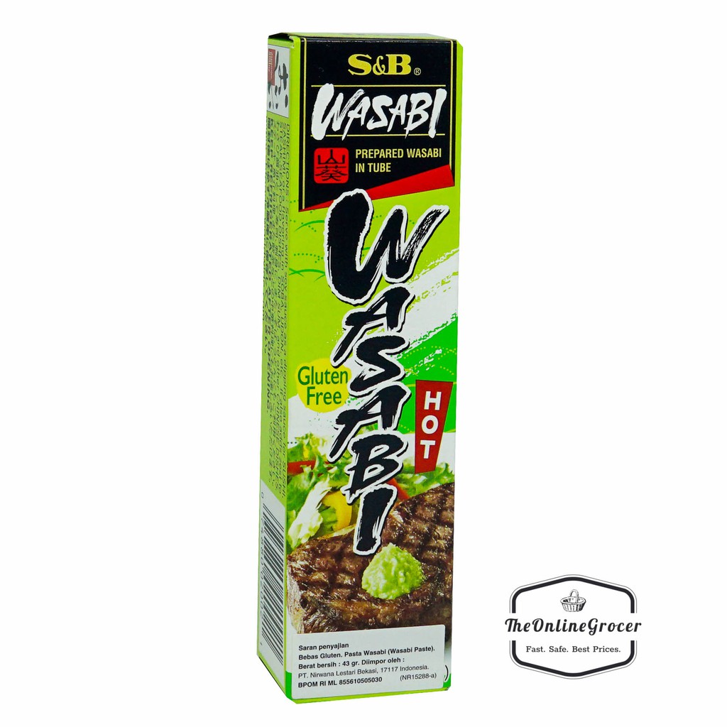 S&amp;B Wasabi Paste 43gr - Pasta Wasabi Jepang