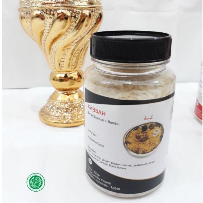 

Nasi Kabsah Berupa Beras Kabsa Basmati + Bumbu Instan