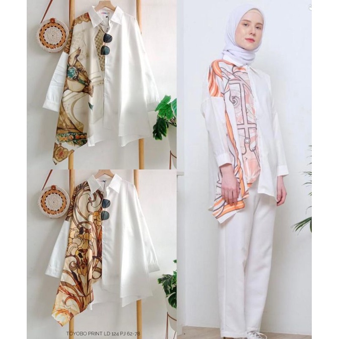 kemeja toyobo print