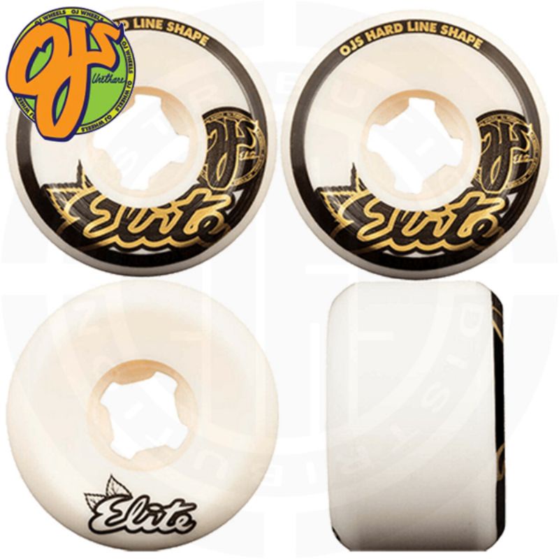 OJ WHEELS 53mm Elite Hardline 99a Skateboard Wheels