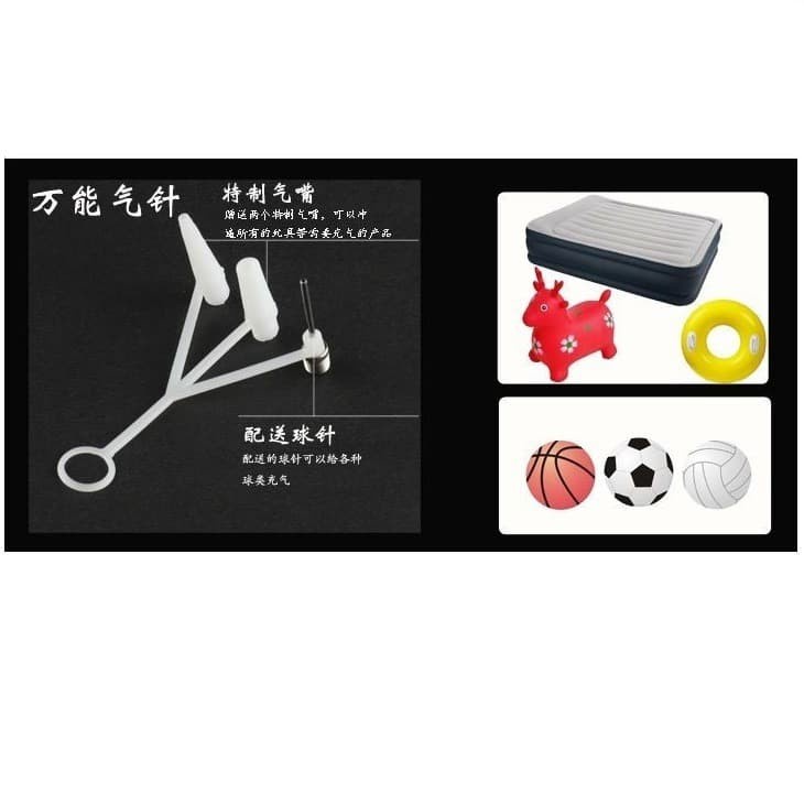 Honor Pump High Pressure Portable Pompa Angin Serbaguna - FP1540D - Black