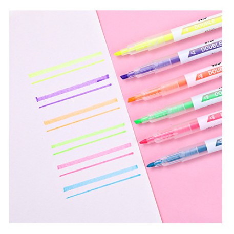 Set Stabilo Warna DOUBLE SIDE Isi 3 in 1 / Set Highlighter Warna Isi 3in1 / Stabillo Warna-Warni Set