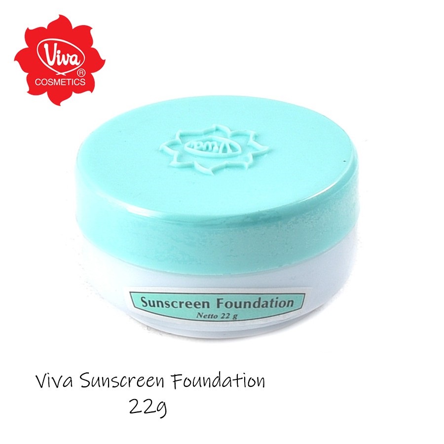 VIVA Sunscreen Foundation Alas Bedak sinar matahari UV Filter 22g (VH)