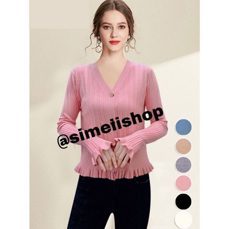 CARDIGAN PINKDOSE BAHAN RAJUT