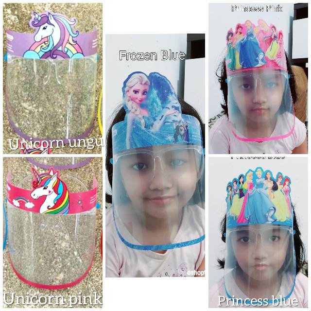 REFILL Faceshield kacamata anak_REFILL Face shield anak import anak