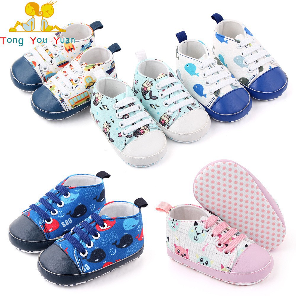 LittleAaron 2426 SEAWORLD Sepatu Anak Laki Sepatu Bayi Prewalker Shoes 0-18 bulan Import Sport Termurah Sendal Bayi Anak Cewek Cowok