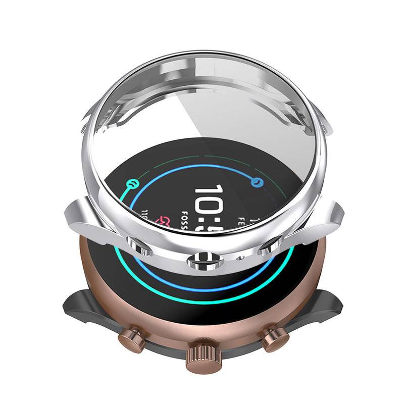 Case Pelindung Layar Smartwatch Fossil Watch Ftw6022 41mm Ftw-6022 Ultra Slim Bahan Tpu Untuk Wanita