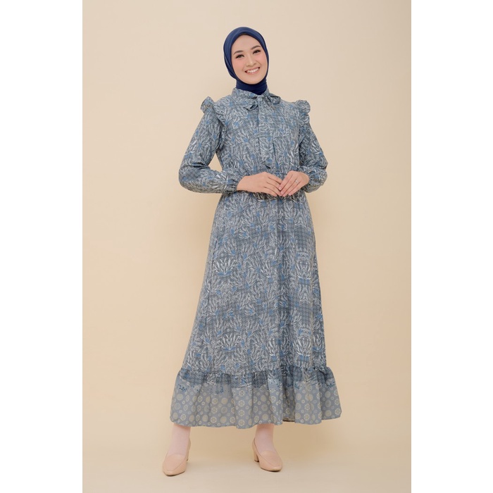 BIA X Cut Meyriska - Pahat Gray Dress Islamic Journey In Istanbul - L