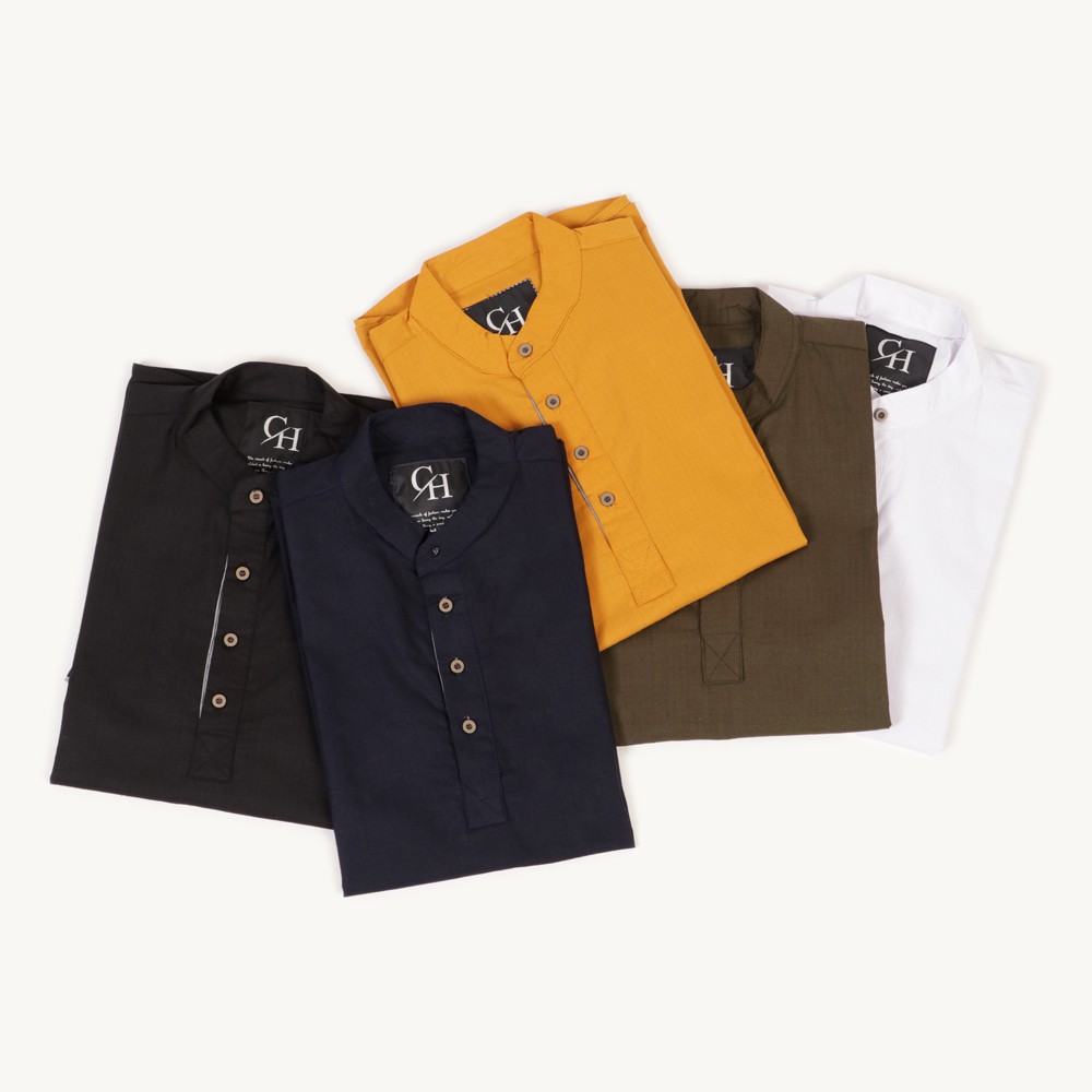 Baju Koko Pria HANAFI Bahan Cotton Cigarette
