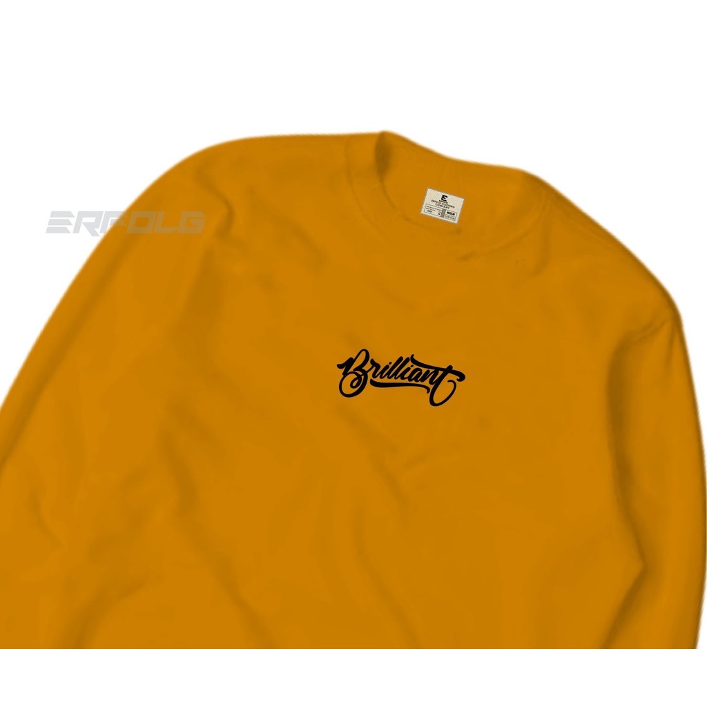 Switer Pria Swater Crewneck Cowok Cewek Erfolg Clothing Warna Abu Misty Black Suiter Terbaru Sablon Simpel Brilliant Oblong Murah Sweater Distro Mustard Kubus Brand Lokal Keren Kerah Tinggi Crunek Motif Cowok Distro Original Kruneck Jumbo Premium