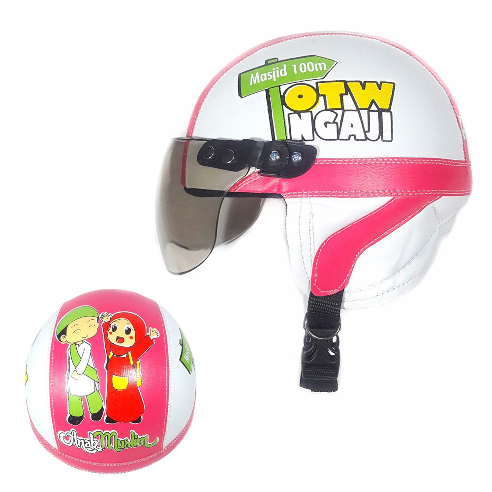 Helm Anak Muslim Retro