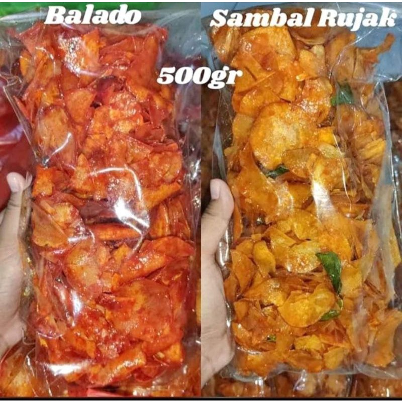 

Keripik singkong rujak 500gr
