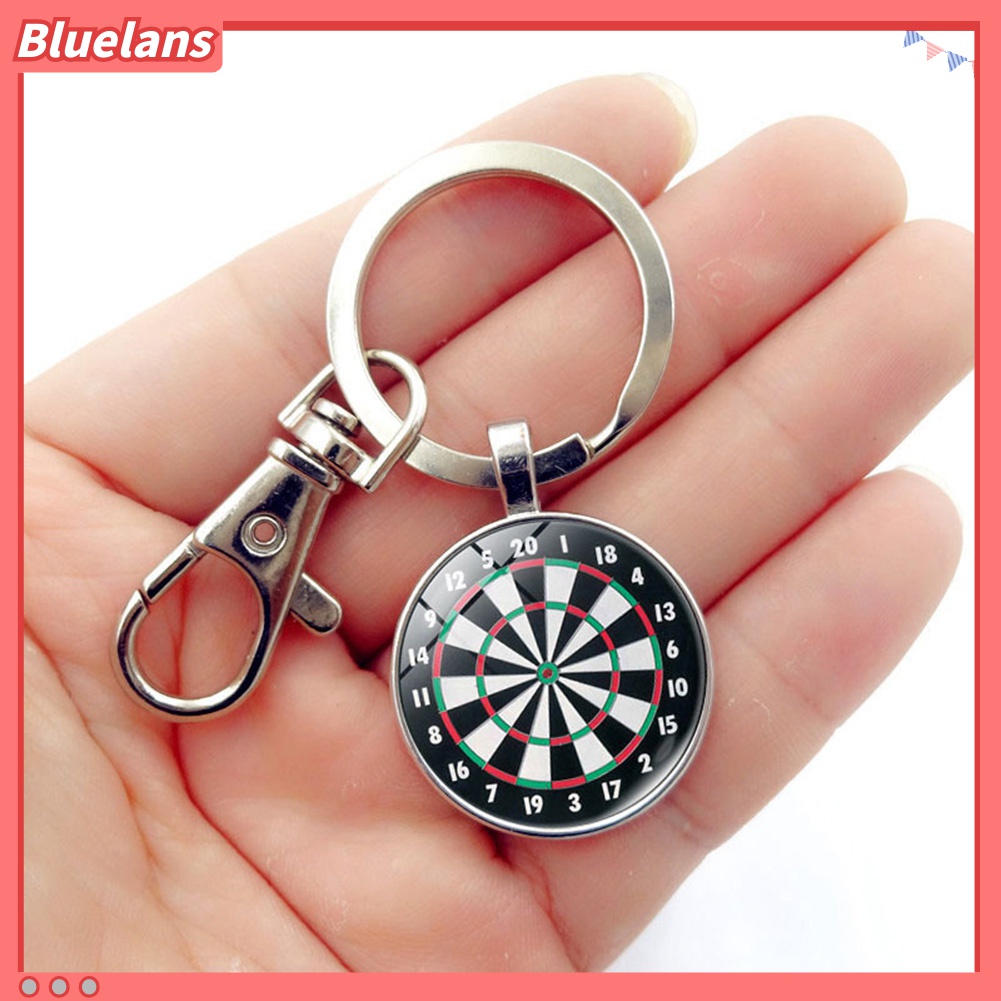 Gantungan Kunci Bentuk Dart Board Gaya Vintage Untuk Unisex