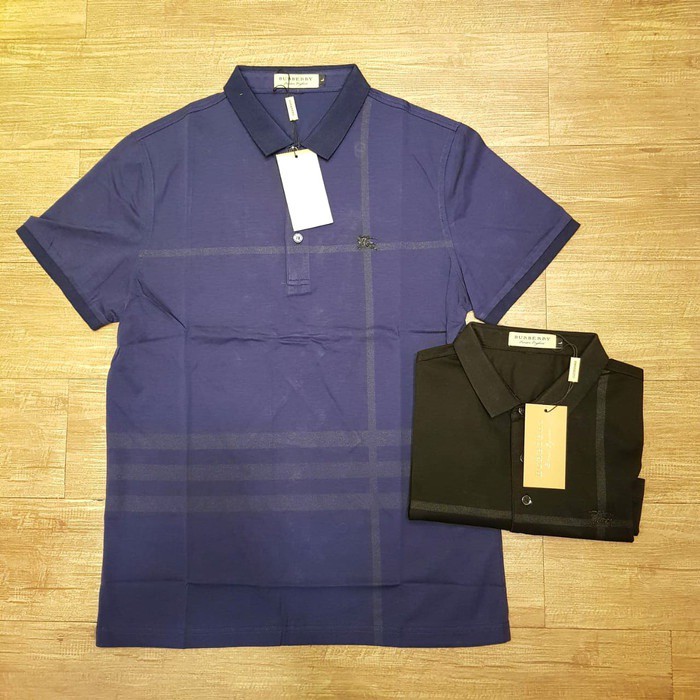 POLO SHIRT PRIA BRANDED BURB3RRY COTTON SPANDEX IMPORT wk81076