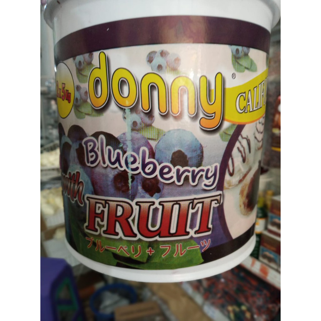 

Selai Blueberry Repack Merk Donny 250gr